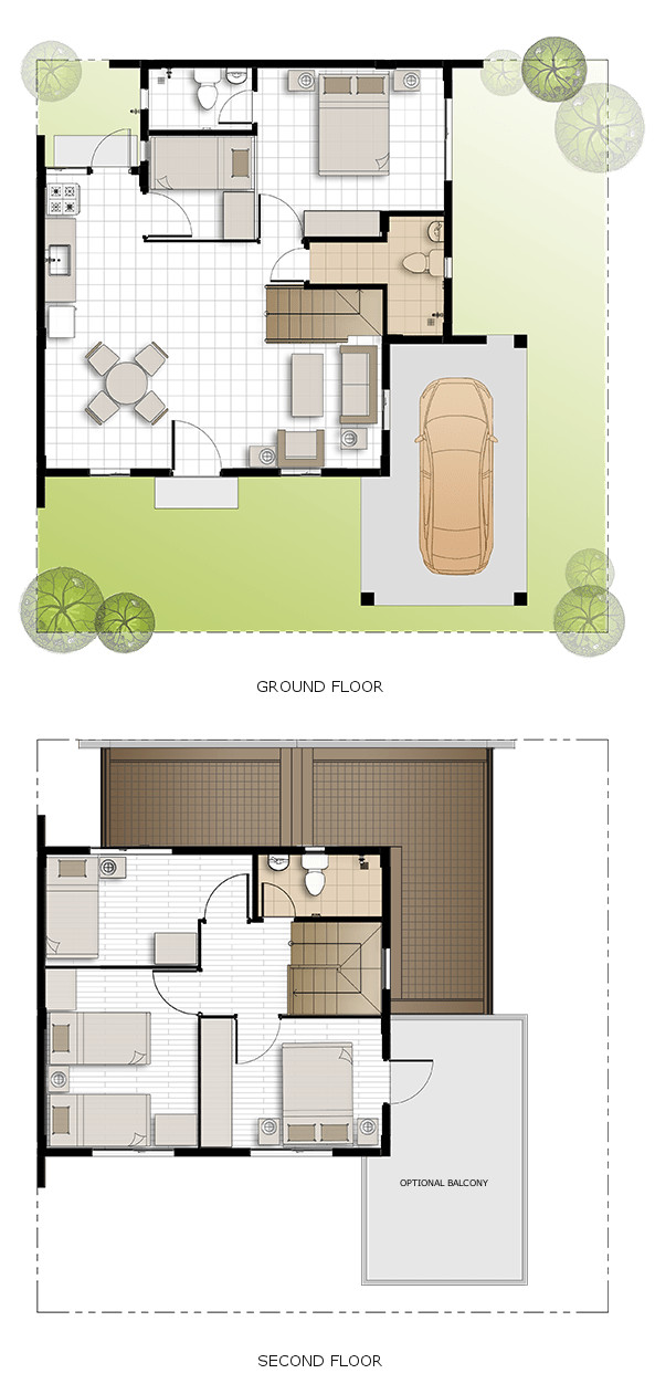 Ella Floor Plan House and Lot in Tagaytay