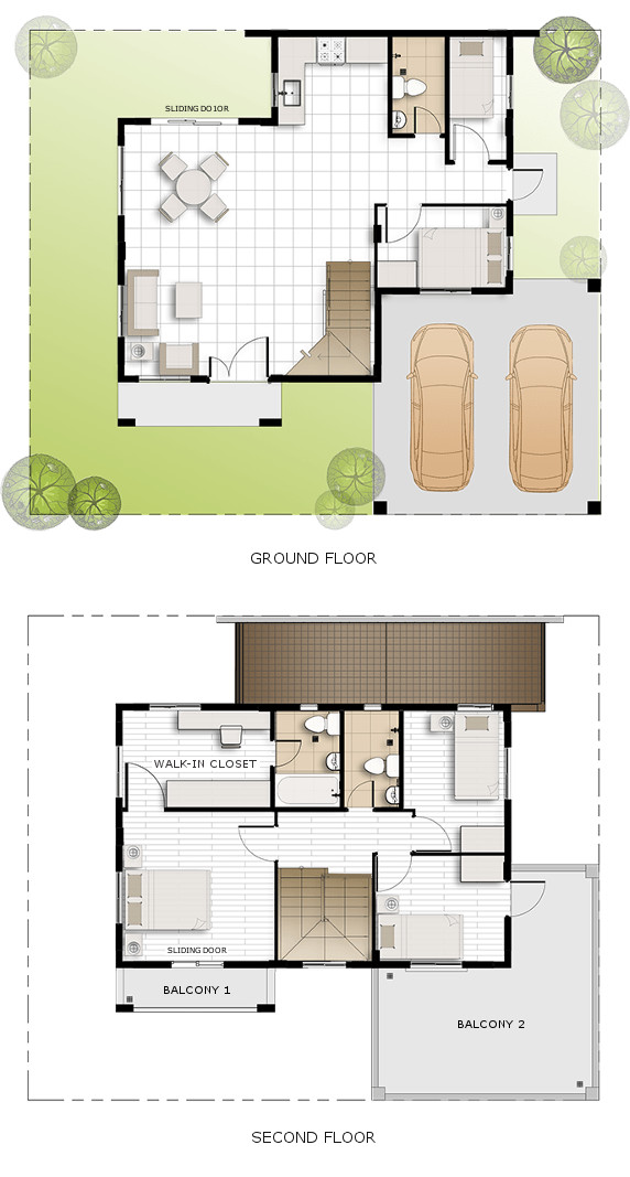 Greta Floor Plan House and Lot in Tagaytay