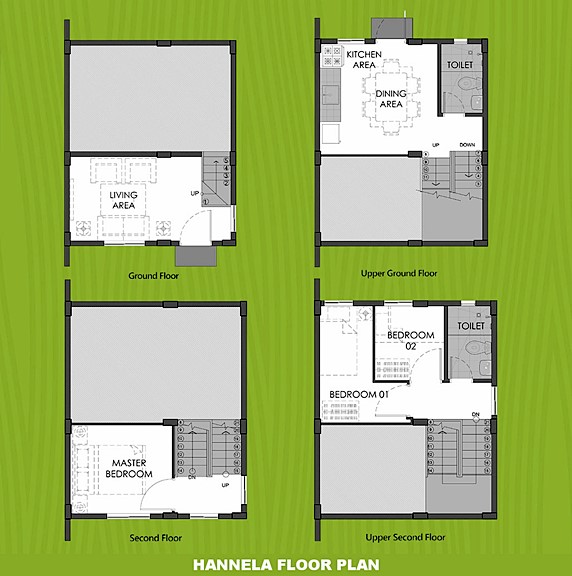 Hannela Floor Plan House and Lot in Tagaytay