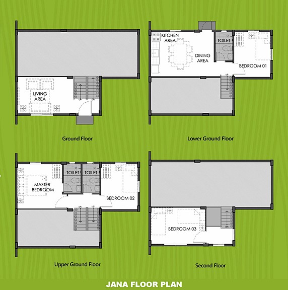Janna Floor Plan House and Lot in Tagaytay